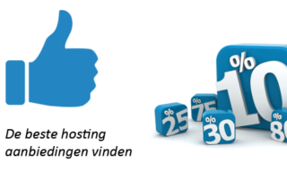 Beste hosting aanbiedingen vinden
