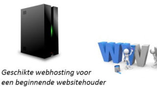 Geschikte webhosting voor een beginnende websitehouder