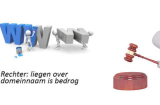 liegen over domeinnaam is bedrog