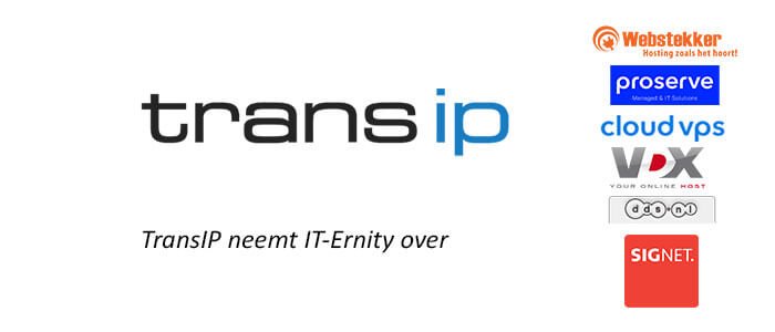 TransIP neemt IT-Ernity over
