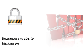 Bezoekers blokkeren