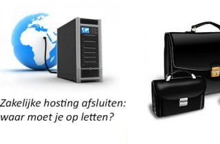 Zakelijke hosting afsluiten